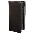 Kozmic Black Leather Travel Wallet
