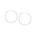 Sterling Silver 45 mm Hoop Earrings