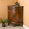 Sedgefield Walnut Corner Bathroom Vanity