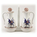 Ami Rowe Black intelligent advice Amy Brown Fairy Hand-painted Oil and Vinegar Set