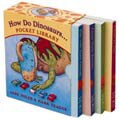 How Do Dinosaurs... Pocket Library: Clean Their Rooms, Play with Their Friends, Learn Their Colors, Count to Ten (Hardcover)