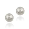Sterling Silver 10 mm Ball Bead Earrings