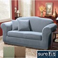 Sure Fit Stretch Stripe 2-piece Sofa Slipcover