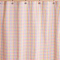Candy Check Cotton Shower Curtain