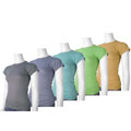 Cotton Phase Junior's Cap Sleeve Solice T-shirt