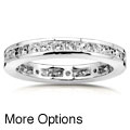 14k Gold 1ct Diamond Channel Set Eternity Ring (G-H, I1-I2)