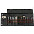 Seya Deluxe Pro Brown 23-piece Makeup Brush Set