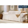 Sure Fit Cotton Duck  Washable Loveseat Slipcover