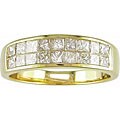 14k Yellow Gold 1ct TDW Princess-cut Diamond Ring (G-H,I1-I2)