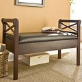 Sussex Faux Leather Storage Bench