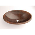 Fontaine Oval Copper Surface Mount Sink