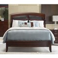 Brighton Full-size Faux Leather Panel Sleigh Bed