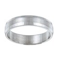 Stainless Steel Peaked Center Comfort Fit Band