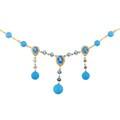 Encore by Le Vian 14k Gold 5/8ct TDW Diamond/ Gemstone Necklace (H-I, SI2-SI3)