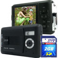 SVP Xthinn-706-B 7MP 2GB SD Digital Camera