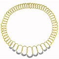 18k Two-tone Gold 3 3/4ct TDW Diamond Necklace (G-H-I, SI)