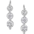 14k White Gold 1ct TDW Round Diamond Earrings (G-H, I1-I2)