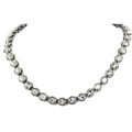 Silverplated All-around CZ Necklace