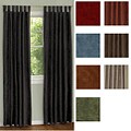 TexStyle Microsuede Supreme 84 inch Tab Top Curtain Panel Pair