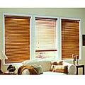 Golden Oak Real Wood Blinds (39 in. x 64 in.)