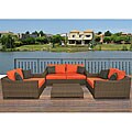 Lexington All Weather Aluminum/ Wicker Patio Set