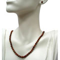 DaVonna Brown Freshwater Pearl Necklace and Earrings Set