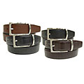 Joseph Abboud Men's Reversible Croc Print Belt