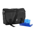 DadGear All Black Courier Diaper Bag
