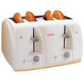 Sunbeam White 4 Slice Wide Slot Toaster
