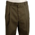 Palm Beach Men's Olive Cotton Twill Slacks