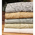 Regal 300 Thread Count Paisley Cotton Sheet Set