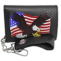 BT Sport Men's American Print Wallet with Chain