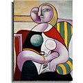 Pablo Picasso 'Lecture, Woman Reading' Canvas Art