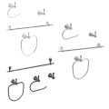 Fontaine Bronze 4-piece Deluxe Bathroom Accessory Set