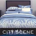 City Scene Branches French Blue 3-piece Comforter Set