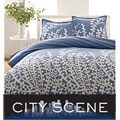 City Scene Branches French Blue 3-piece Comforter Set