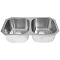 DeNovo Double Equal Size Stainless Steel Kitchen Sink