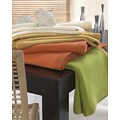 Italian-made Basket-weave Luxury Cashmere Thermal Blanket