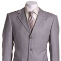 Mantoni Red Labeled Medium Grey Wool Suit