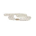 DaVonna Cultured Freshwater Pearl Necklace (7.5-8 mm) (Set of 3)