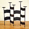Free useful details for iron Metal Iron Wave Candelabra (India)