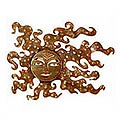 Iron 'Placid Reflections of the Sun' Wall Adornment (Mexico)
