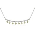 18k Two-tone Gold 3ct TDW Diamond Necklace (F-G, VS)