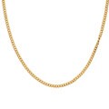Caribe Gold 14k over Sterling Silver 16-inch Curb Chain