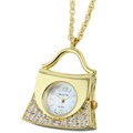 Manhattan 'Handbag' Pendant Quartz Necklace
