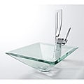 Kraus Aquamarine Sink and Millennium Bathroom Faucet