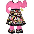 AnnLoren Girl's 'Go Shopping' 2-piece Dress Outfit