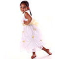 Sophia's Style Yellow Flower Girl Dress