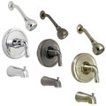 Fontaine Brushed Nickel In-wall Tub & Shower Set