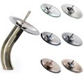 Kraus Waterfall Antique Brass Finish Bathroom Faucet